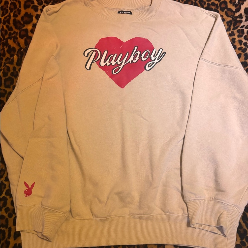 Playboy Cream Sweater